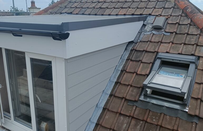 Dormer with velux fitted