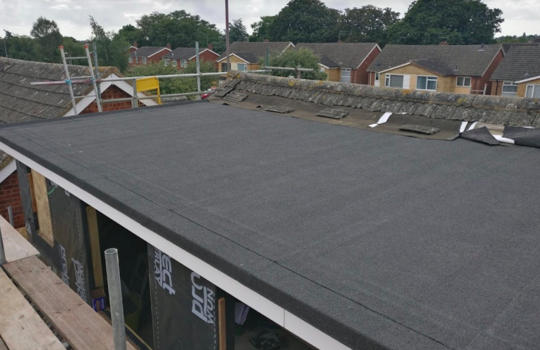 Roof watertight with three layer felt