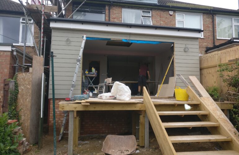 Timber framed editions with loft conversion