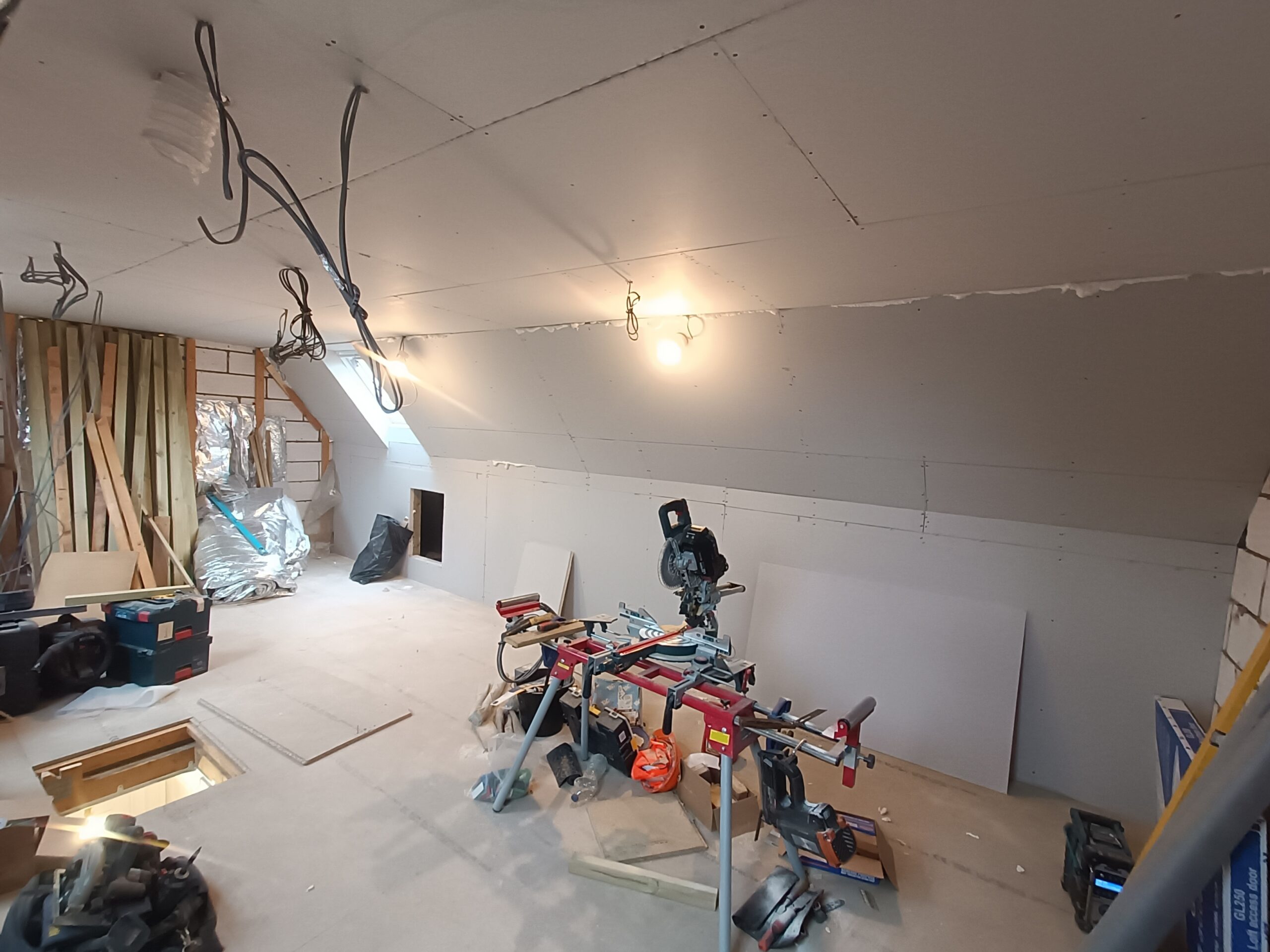 Loft being converted