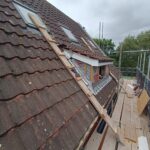 Dormer under construction